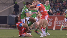 Jaydn Su'a was placed on report for a hip drop. 