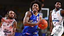 Jaylen Adams against New Zealand. 