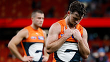 Brent Daniels is heartbroken after GWS' loss to Brisbane.