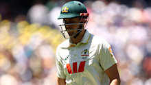 Cameron Green walks off during the Boxing Day Test. 
