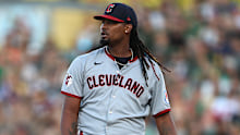 Luis Ortiz of the Cleveland Guardians