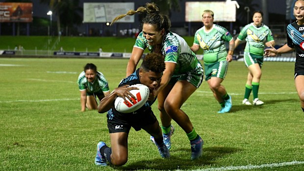 Vitalina Naikore in action for Fiji.
