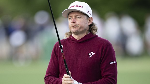 Cameron Smith of Australia warms up on the Tournament Practice Area ahead of a practice round prior to the Masters at Augusta National Golf Club, Monday, April 06, 2026. (Photo by Kieran Cleeves/Augusta National/Getty Images)