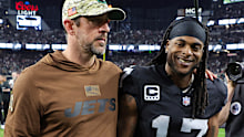 Aaron Rodgers with Davante Adams last season.