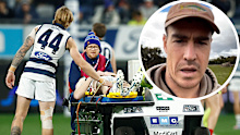 Jeremy Cameron released a video after being knocked out in brutal fashion.