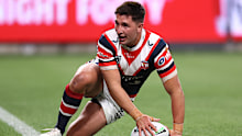Victor Radley in action for the Roosters.