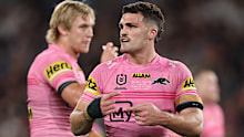 Nathan Cleary during Penrith's grand final win over the Storm. 