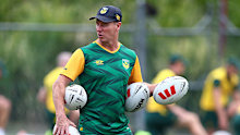 Justin Holbrook during Kangaroos camp last year