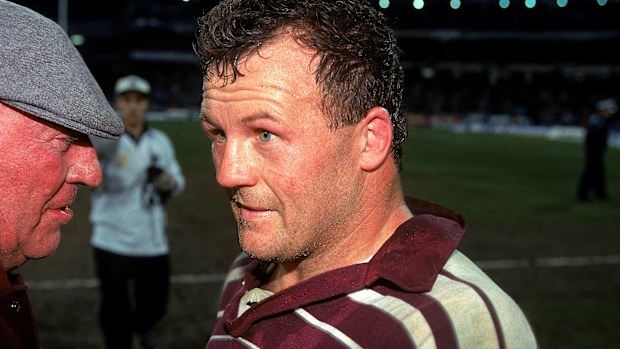 Trevor Gillmeister of the Maroons.