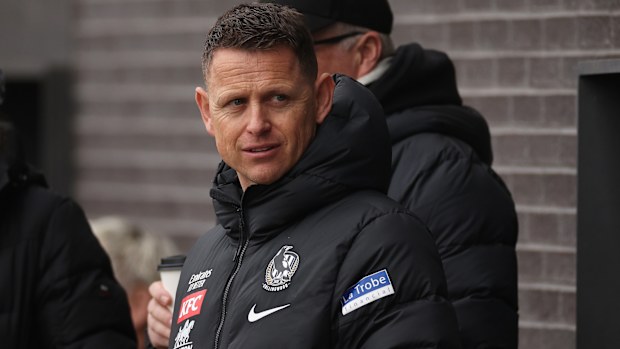 Brendon Bolton is an assistant coach at Collingwood