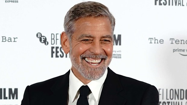 George Clooney attends the UK premiere of The Tender Bar
