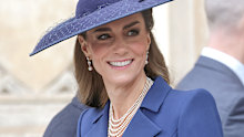 LONDON, ENGLAND - MARCH 09: Catherine, Princess of Wales departs the 2026 Commonwealth Day Service at Westminster Abbey on March 09, 2026 in London, England. (Photo by Chris Jackson/Getty Images)