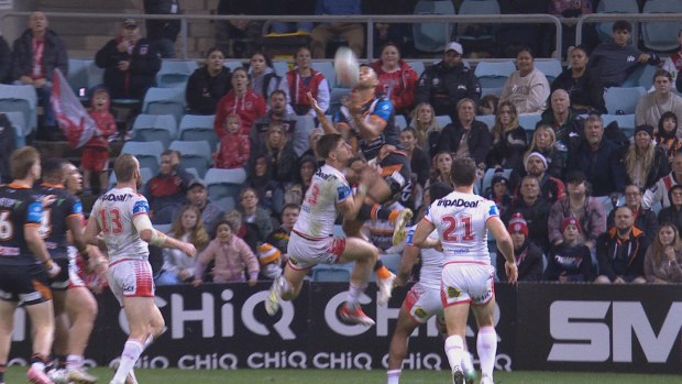 Zac Lomax was put on report for an ugly mid-air collision with Solomon Alaimalo.