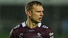 Tom Trbojevic during Manly's round 22 game at Brookvale Oval
