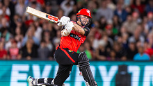MELBOURNE, AUSTRALIA - JANUARY 13: Melbourne Renegades player Shaun Marsh pulls during KFC Big Bash League (BBL13) T20 match between Melbourne Renegades and Melbourne Stars at the Marvel Stadium on January 13, 2024 in Melbourne, Australia. (Photo by Santanu Banik/Speed Media/Icon Sportswire)