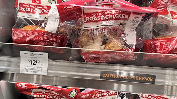 roast chicken coles