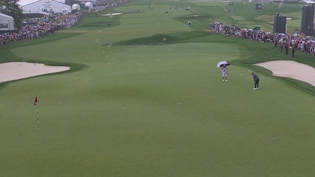 JJ Spaun sunk this epic putt to win the US Open.
