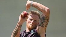 PERTH, AUSTRALIA - NOVEMBER 19: Ben Stokes bowls during an England nets session at Perth Stadium on November 19, 2025 in Perth, Australia. (Photo by Philip Brown/Getty Images)