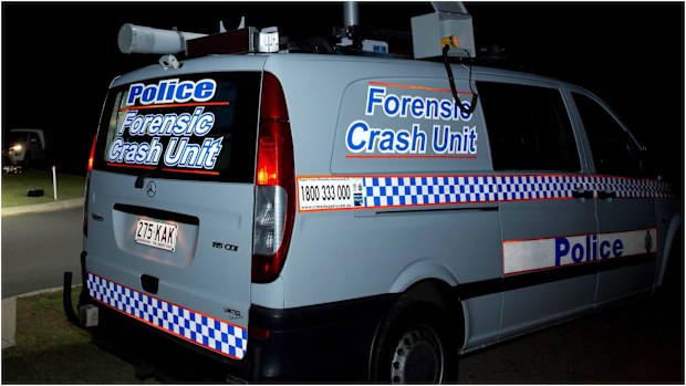 A pedestrian has died after he was hit by a car while crossing the Cunningham Highway in Purga last night.