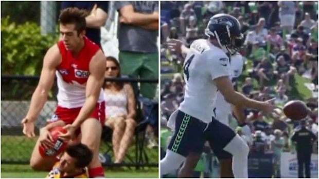 Aussie athlete Michael Dickson  turned AFL disappointment into a successful career with American football team Seattle Seahawks.