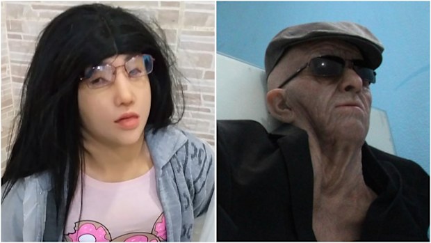 Another creepy face mask has been used in a Brazilian bank robbery, days after an inmate used one to try and escape prison.