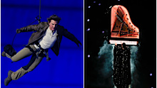 Tom Cruise and a flying piano wowed Paris.