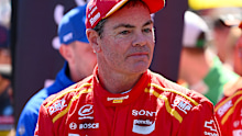 BATHURST, AUSTRALIA - OCTOBER 08: Craig Lowndes, driver of the Triple Eight Race Engineering Chevrolet Camaro looks on ahead of the Bathurst 1000, part of the 2023 Supercars Championship Series at Mount Panorama on October 08, 2023 in Bathurst, Australia. (Photo by Morgan Hancock/Getty Images)