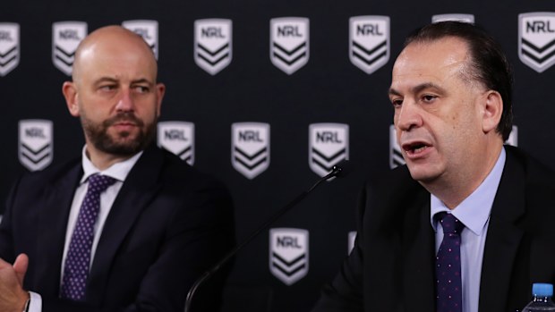 Todd Greenberg and Peter V'landys