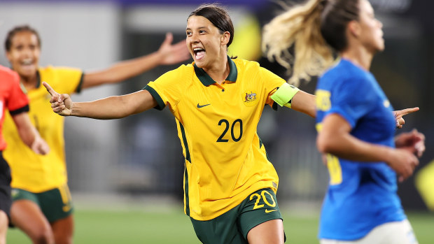 Sam Kerr is making a name on the international stage.