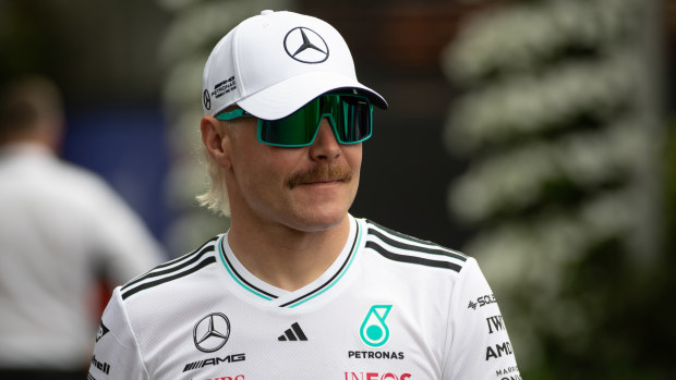Valtteri Bottas is seen in the paddock during the 2025 Formula 1 Louis Vuitton Australian Grand Prix at the Melbourne Grand Prix Circuit on March 13, 2025 in Albert Park, Australia. (Photo by Dave Hewison/Speed Media/Icon Sportswire via Getty Images)