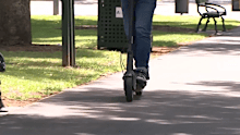 The use of private e-scooters was only legalised in July in South Australia.