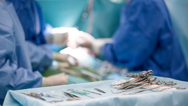 surgery surgeon stock