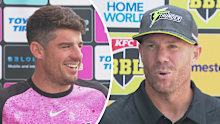Moises Henriques took a cheeky shot at the Sydney Thunder.