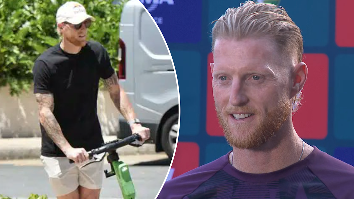 De Engelse kapitein Ben Stokes wisselt ongemakkelijke gedachten uit over kritiek op e-scooters, persconferentie en video