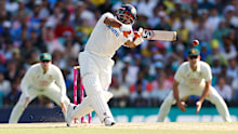Rishabh Pant during his quickfire half-century. 