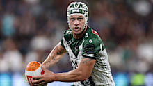 Kalyn Ponga in action for the Maori All Stars. 