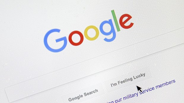 Google's search engine page
