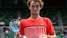 Anderson during the Australian Open 2016 Junior Championships.