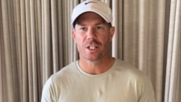 David Warner pleads for his baggy green caps to be returned.