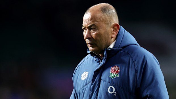 Eddie Jones at Twickenham.