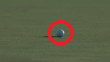 Jordan Speith's $5.4m putt missed by the closest of margins. 