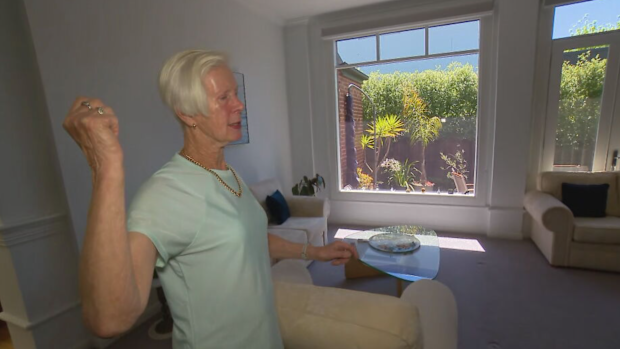 Pat said one of the intruders held a knife in the air and demanded her car keys.