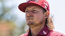 Cameron Smith looks on during the Final Round of the Australian Open at The Royal Melbourne Golf Club.  Melbourne, Australia 7/12/2025 