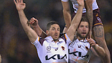 Ben Hunt celebrates a field goal