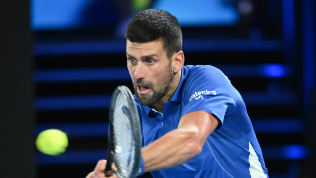 Novak Djokovic advanced to the third round of the Australian Open after defeating Alexei Popyrin.