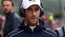 Ricciardo in the paddock ahead of the race.