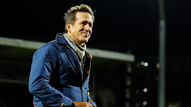Wrexham co-owner Ryan Reynolds ahead of the Emirates FA Cup third round match at SToK Racecourse, Wrexham. Picture date: Friday January 9, 2026. (Photo by Martin Rickett/PA Images via Getty Images)