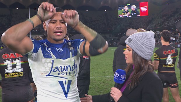 Stephen Crichton took full responsibility for two crucial calls late in the Bulldogs loss to the Panthers.