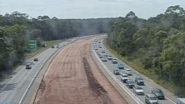 The heavy holiday traffic is starting to ease in many parts of New South Wales. (Twitter)