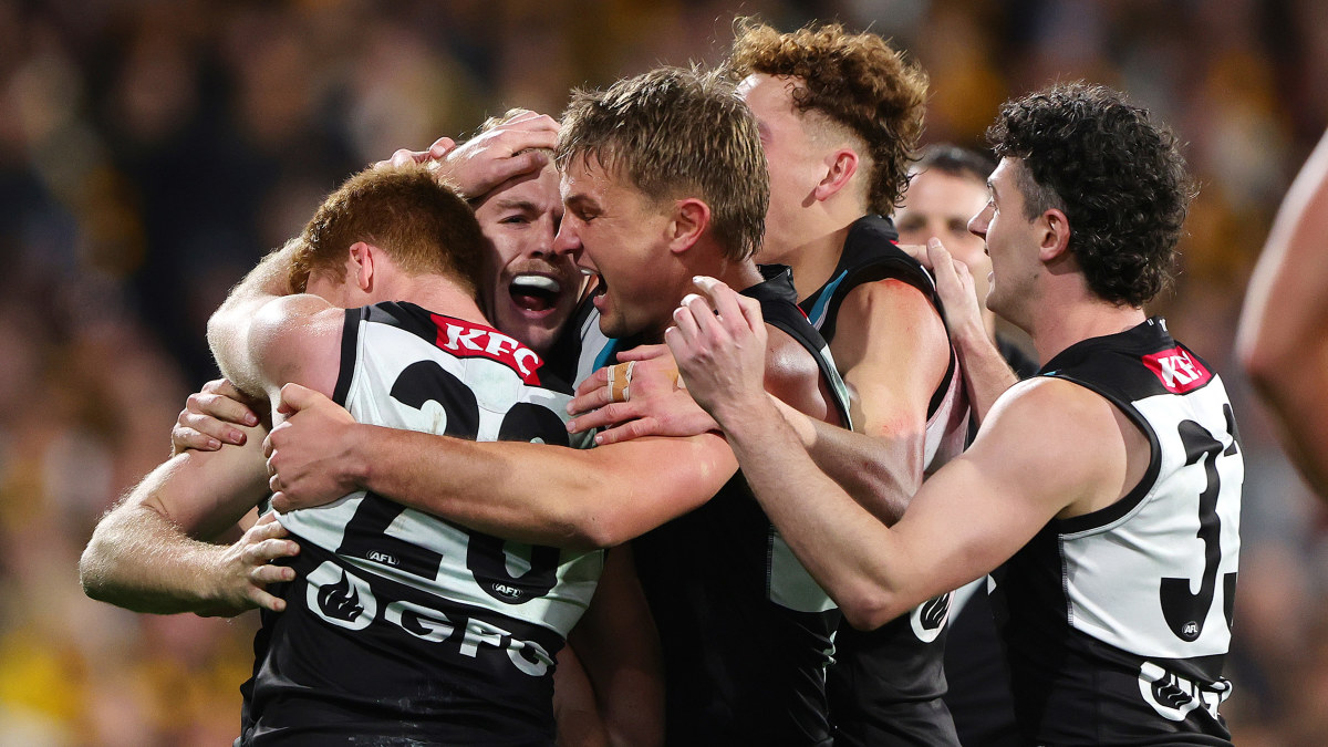AFL SemiFinal 2024 LIVE scores Port Adelaide vs Hawthorn results, video highlights, latest